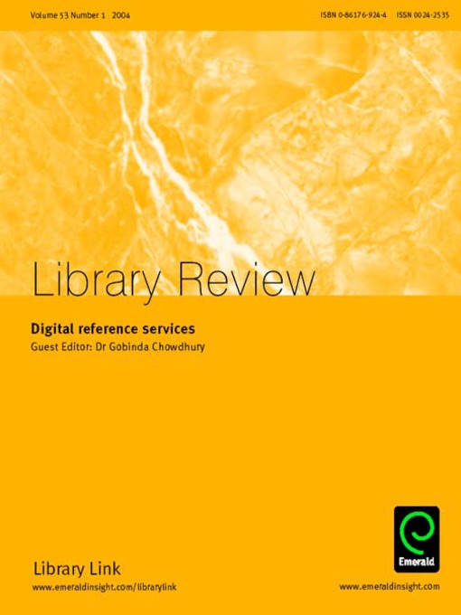 Title details for Library Review, Volume 53, Issue 1 by Dr. Gobinda Chowdhury - Available